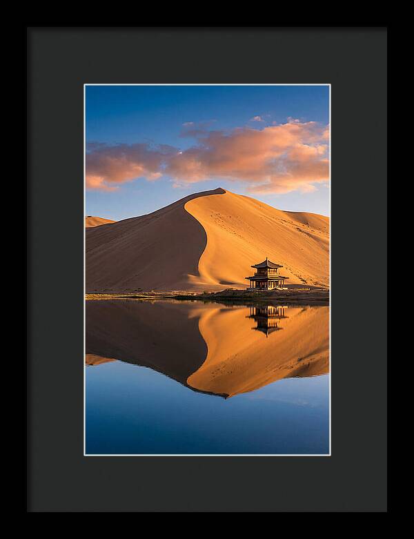 Golden Dunes At Sunset