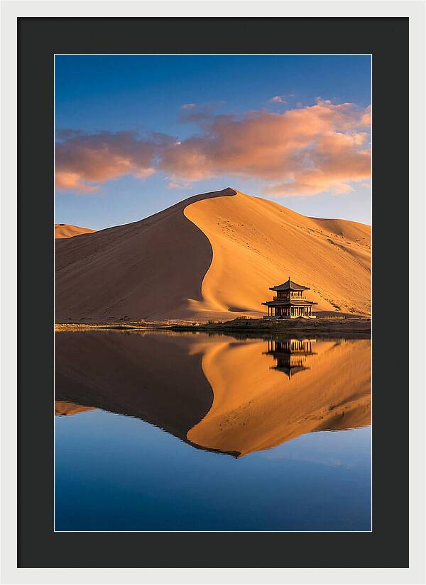 Golden Dunes At Sunset