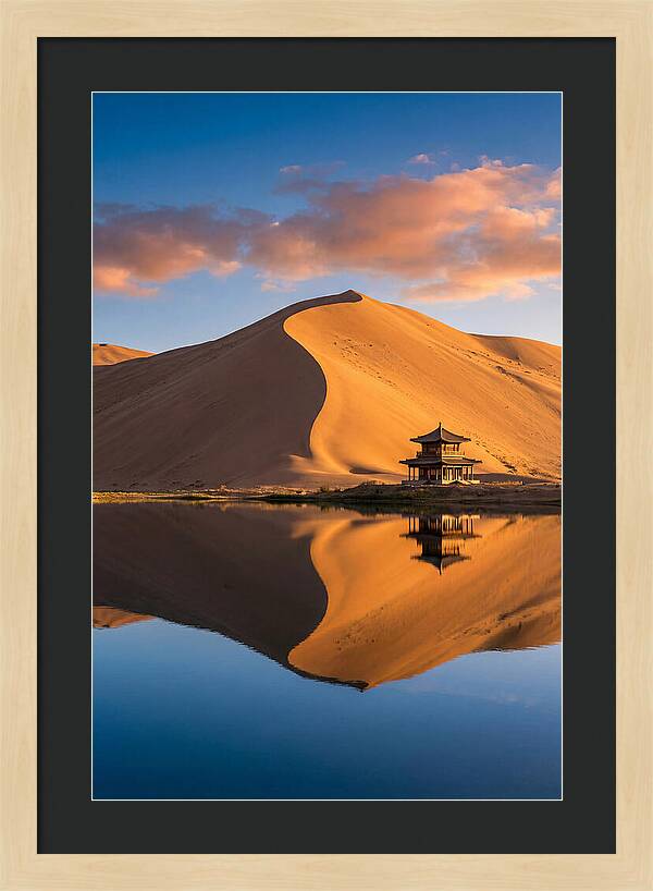 Golden Dunes At Sunset