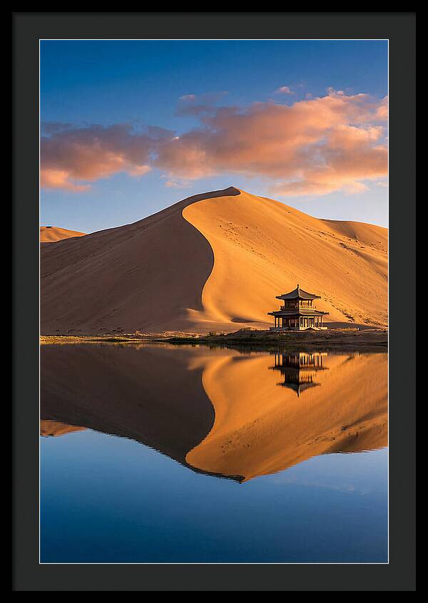 Golden Dunes At Sunset