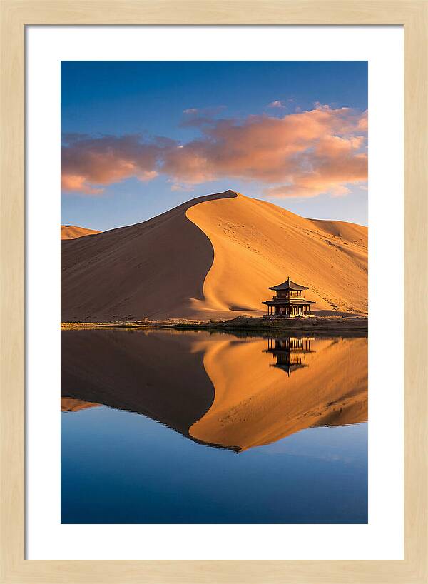 Golden Dunes At Sunset