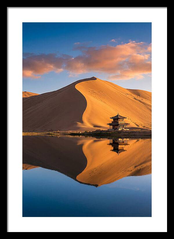 Golden Dunes At Sunset