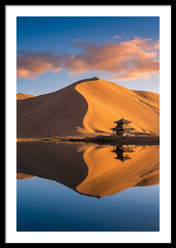 Golden Dunes At Sunset