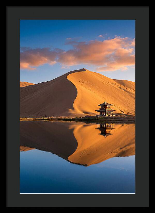 Golden Dunes At Sunset