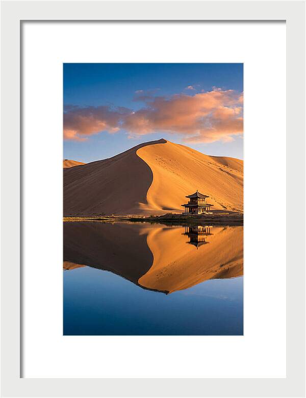 Golden Dunes At Sunset
