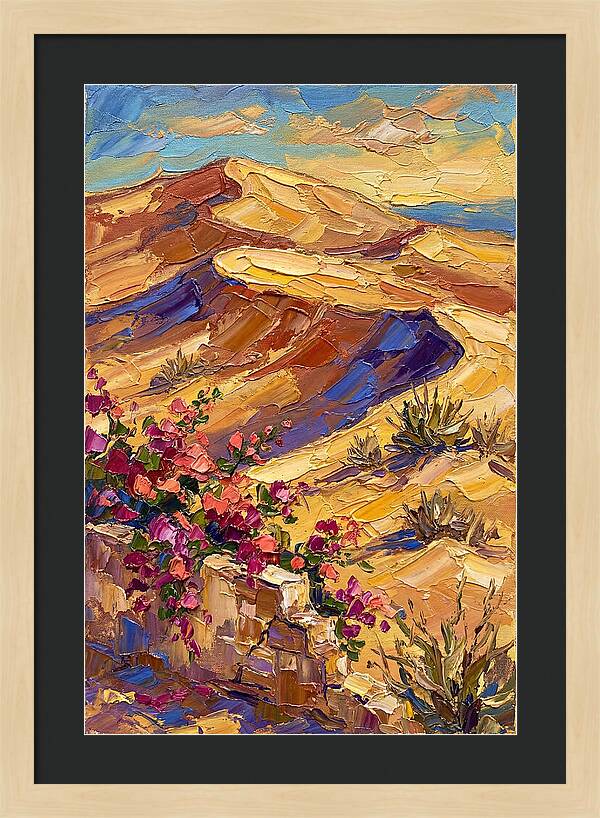Golden Dunes Under Mediterranean Sky