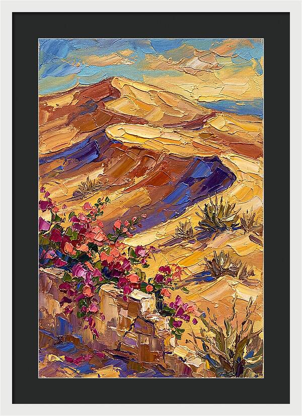 Golden Dunes Under Mediterranean Sky