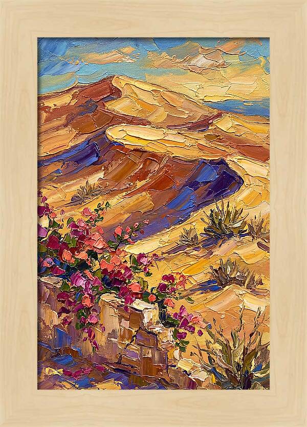 Golden Dunes Under Mediterranean Sky