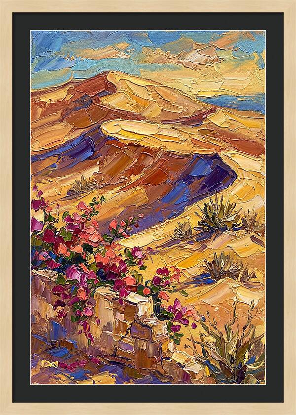 Golden Dunes Under Mediterranean Sky