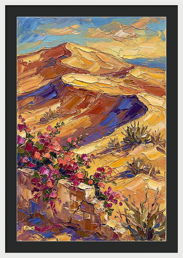 Golden Dunes Under Mediterranean Sky