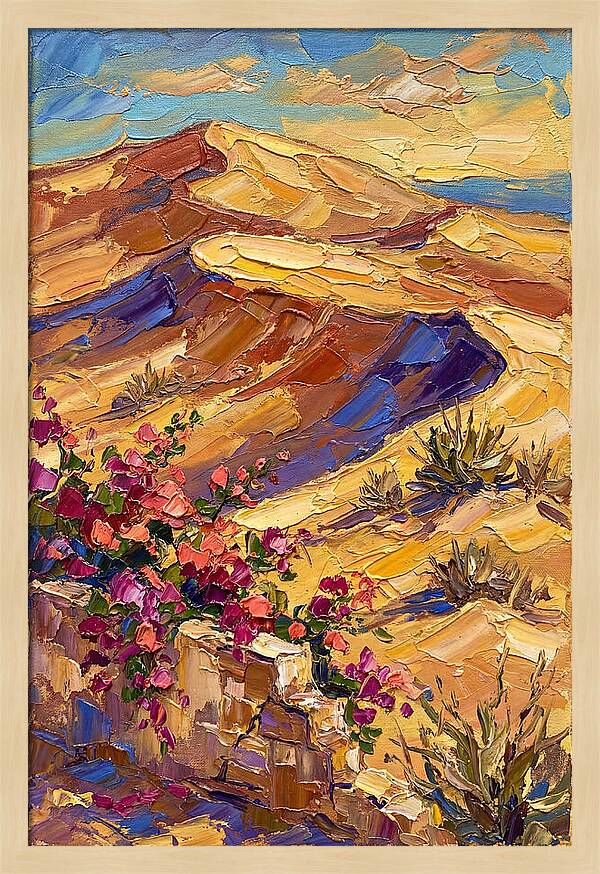 Golden Dunes Under Mediterranean Sky