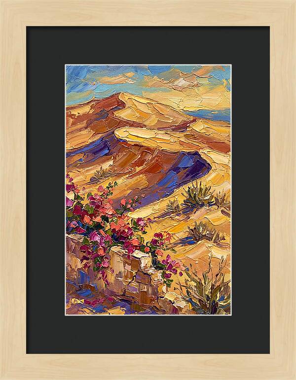 Golden Dunes Under Mediterranean Sky