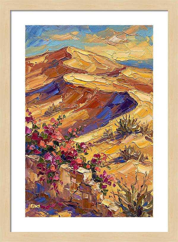 Golden Dunes Under Mediterranean Sky