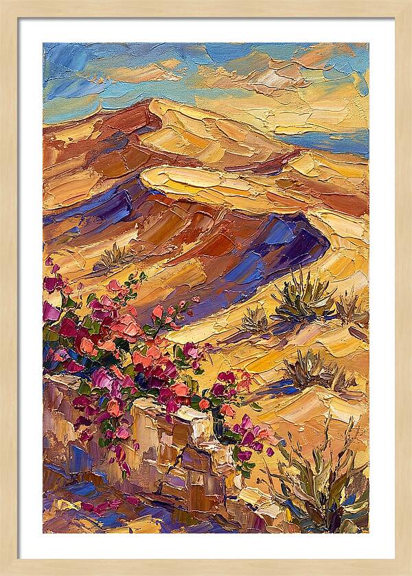 Golden Dunes Under Mediterranean Sky