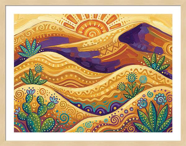 Golden Dunes Under The Sun
