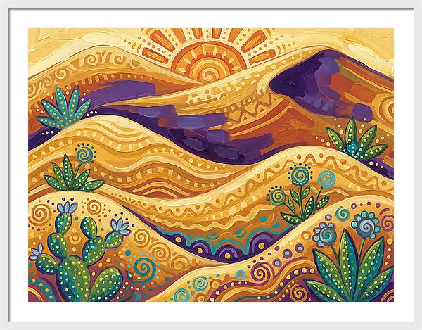 Golden Dunes Under The Sun