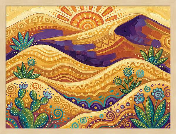 Golden Dunes Under The Sun