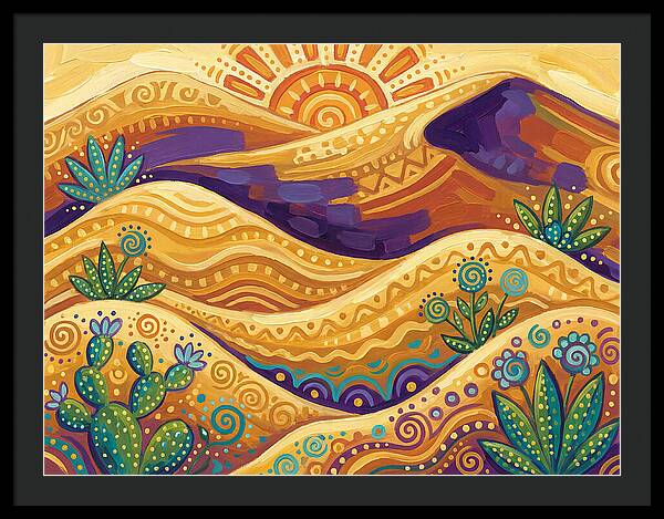 Golden Dunes Under The Sun