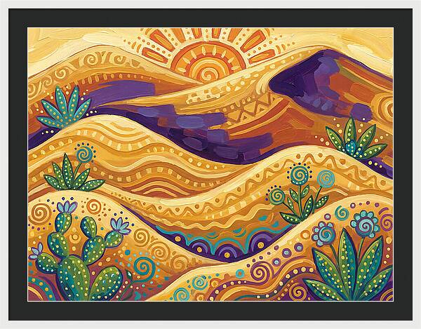 Golden Dunes Under The Sun