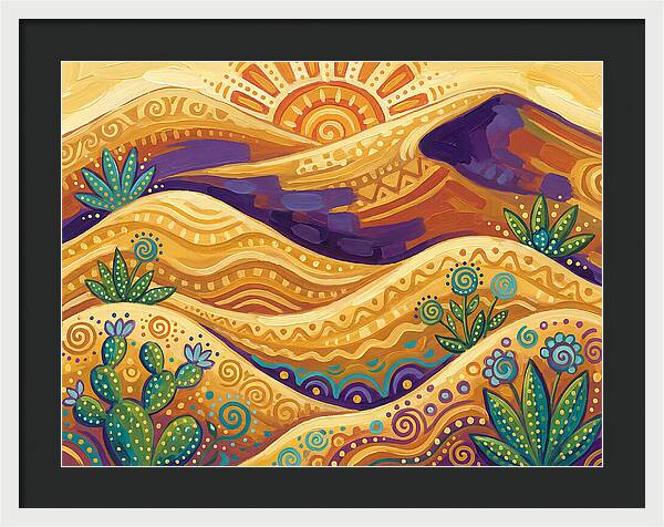 Golden Dunes Under The Sun