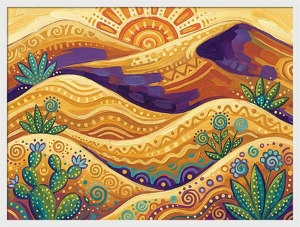 Golden Dunes Under The Sun
