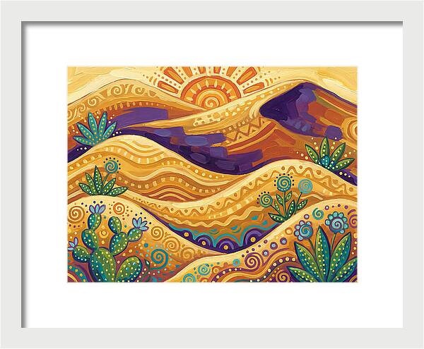 Golden Dunes Under The Sun