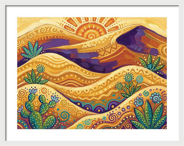 Golden Dunes Under The Sun