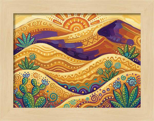 Golden Dunes Under The Sun