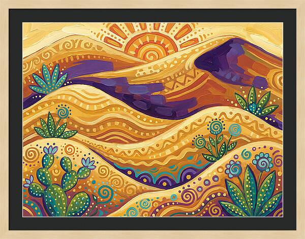 Golden Dunes Under The Sun