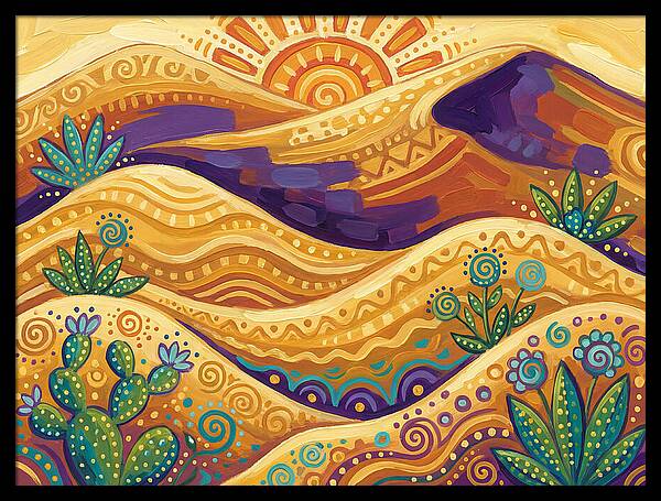 Golden Dunes Under The Sun