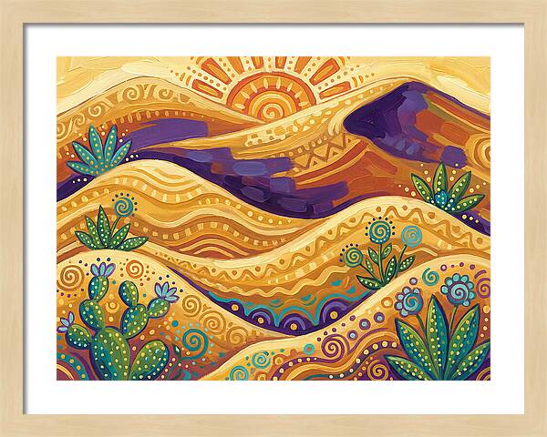 Golden Dunes Under The Sun