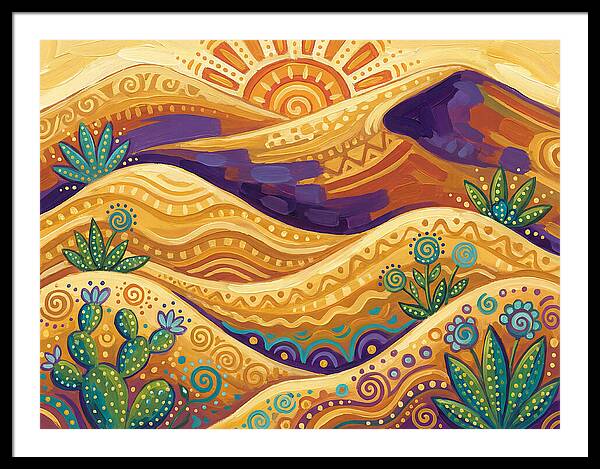 Golden Dunes Under The Sun