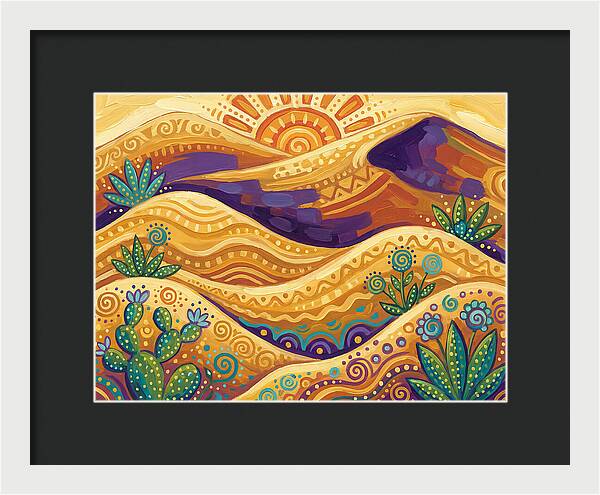 Golden Dunes Under The Sun
