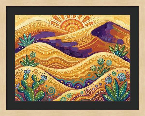 Golden Dunes Under The Sun