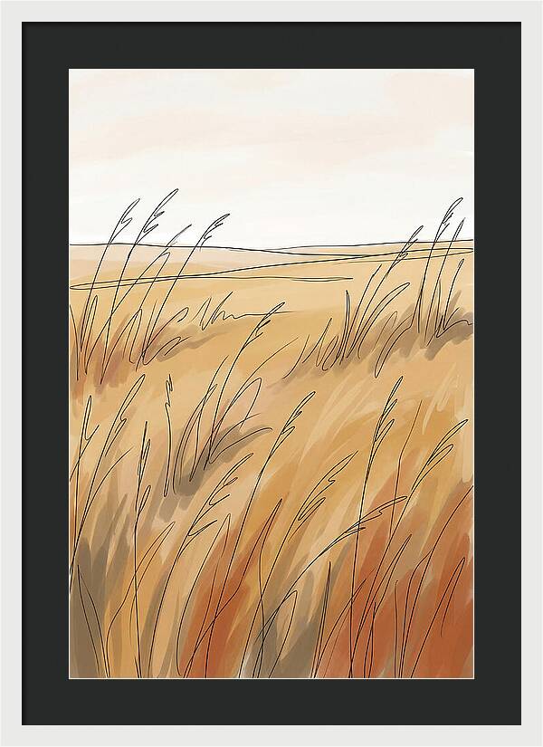 Golden Field Of Tall Grass