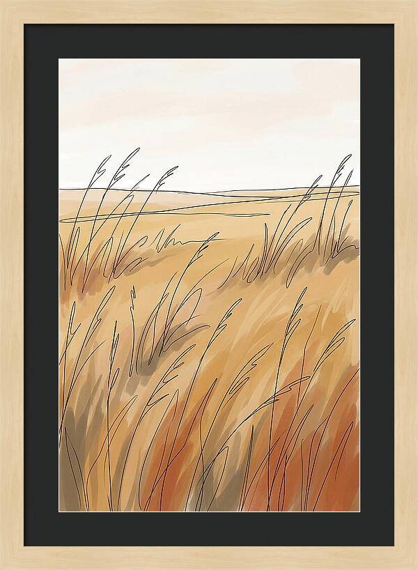 Golden Field Of Tall Grass