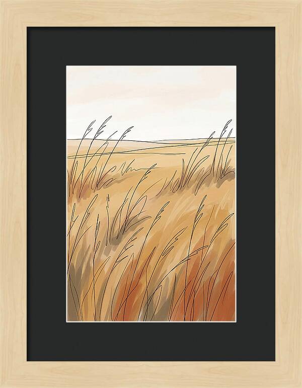 Golden Field Of Tall Grass