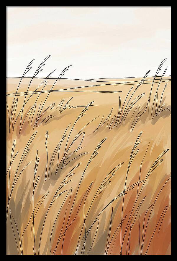 Golden Field Of Tall Grass