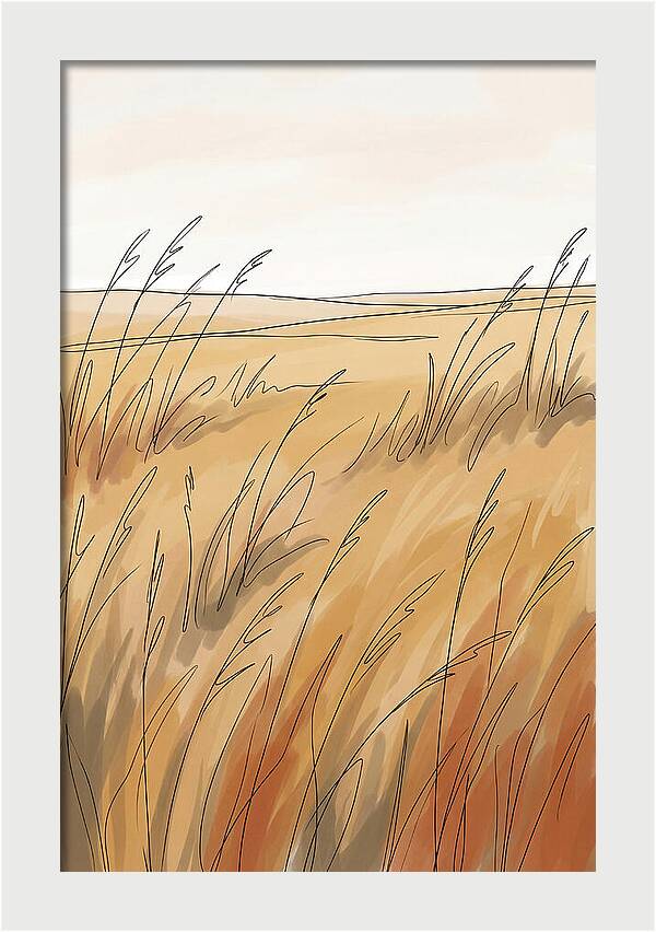 Golden Field Of Tall Grass