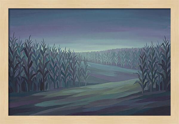 Golden Fields Beneath Twilight