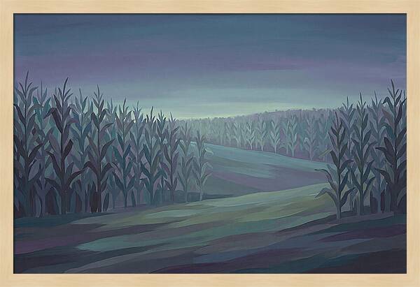 Golden Fields Beneath Twilight