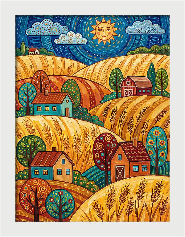 Golden Fields Under The Sun