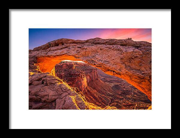 Golden Glow Over Mesa Arch