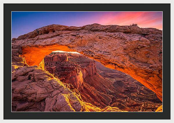 Golden Glow Over Mesa Arch