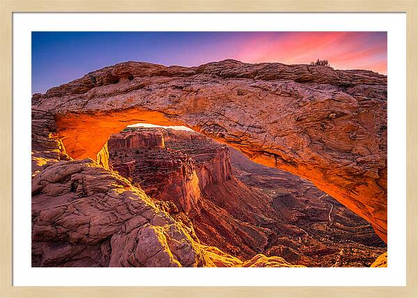 Golden Glow Over Mesa Arch