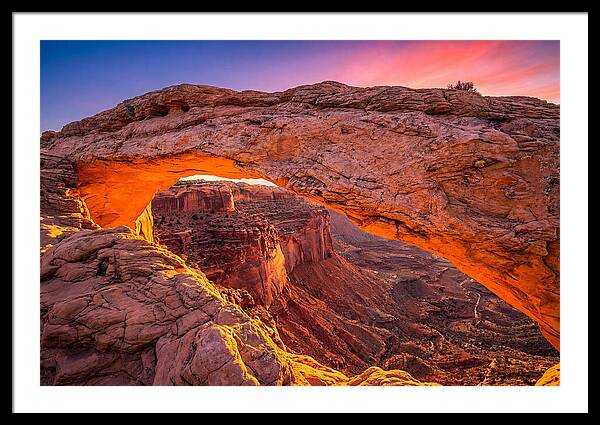 Golden Glow Over Mesa Arch