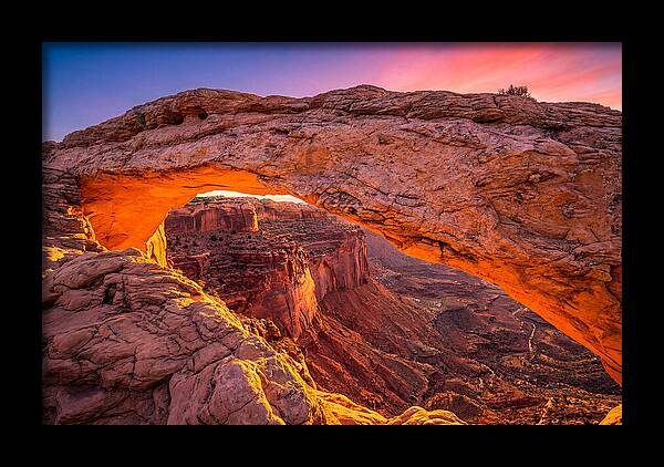Golden Glow Over Mesa Arch