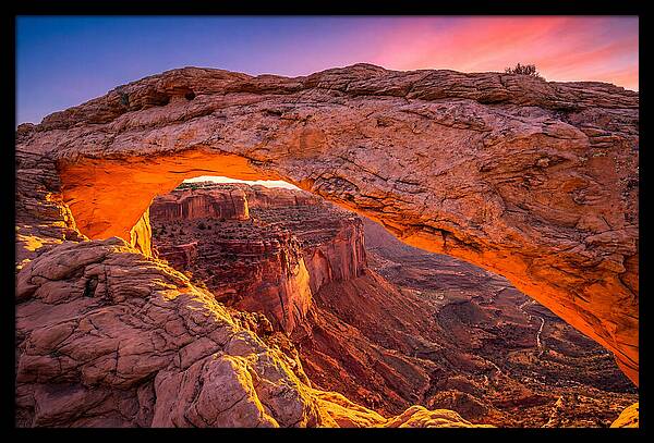 Golden Glow Over Mesa Arch