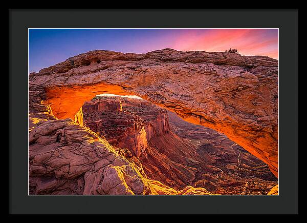 Golden Glow Over Mesa Arch
