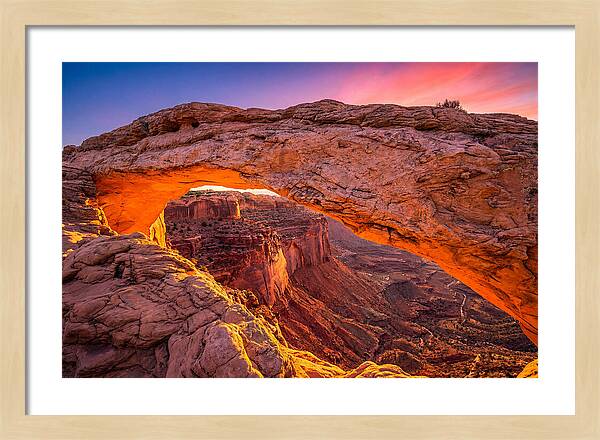 Golden Glow Over Mesa Arch